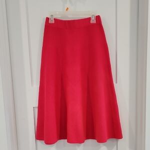 J Crew Red Women's Sweater Skirt